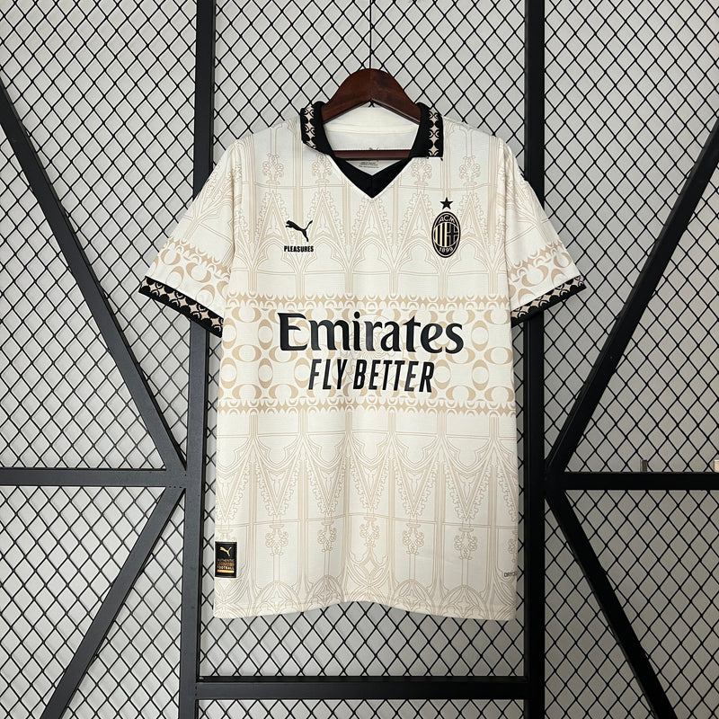 Camisa Milan IIII 24/25 Branca - Versão Torcedor