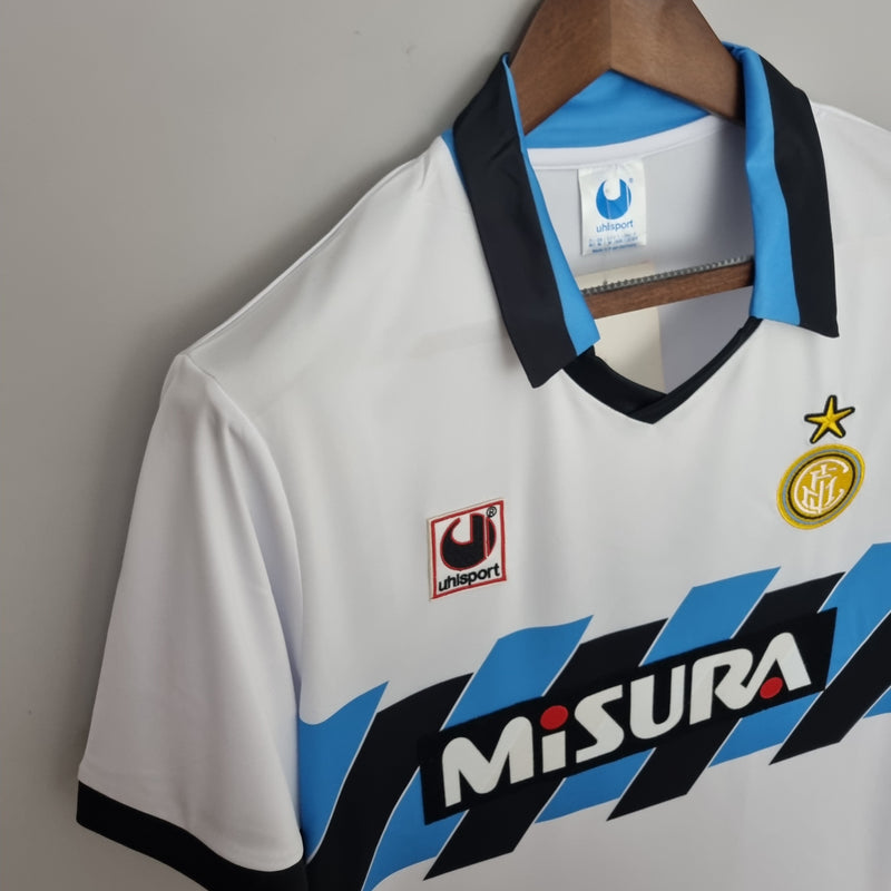 Camisa Inter de Milão Reserva 90/91 - Versão Retro